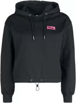 Fila Burdur Cropped Hoodie Hooded sweater black