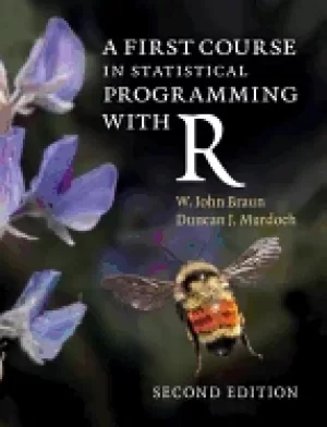 Image of first course in statistical programming with r