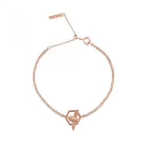 Image of Olivia Burton Honeycomb Bee Chain Bracelet