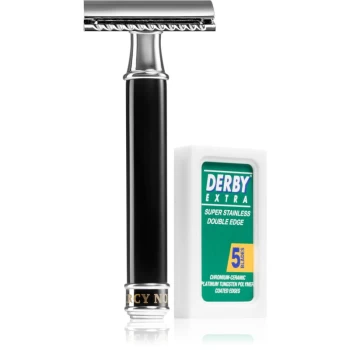 image of Percy Nobleman Safety Razor Classic Shaving Razor + razor blades 5 pcs