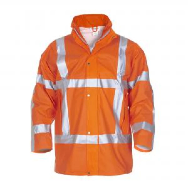 Image of Hydrowear Neer Multi Hydrosoft Flame Retardant Anti - Static High Visibility Waterproof Parka Orange M