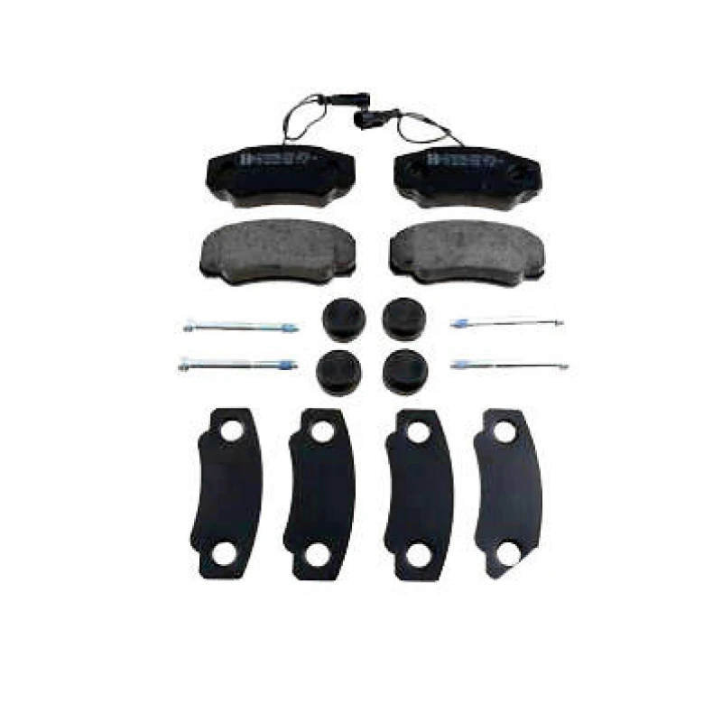 Image of ZIMMERMANN 23921.200.2 Brake pad set Rear Axle, incl. wear warning contact, Photo corresponds to scope of supply, with bolts/screws Brake Pad Set,dis