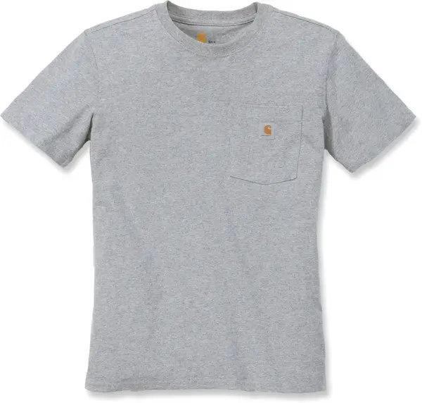 Image of Carhartt Workwear Pocket Womens T-Shirt, grey, Size L