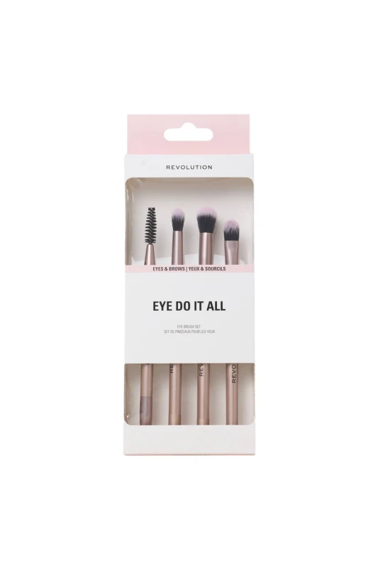 Image of Revolution Womens Eye Do It All Brush Set Multicolor Female