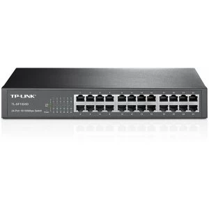 image of TP Link 24-port 10/100 Rackmount Unamanged Switch