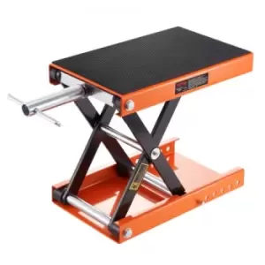 image of VEVOR Motorcycle Scissor Jack Lift 1100 lbs Wide Deck Hoist Stand for ATVs Bike