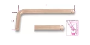 Image of Beta Tools 96 BA/BP 3mmSpark-Proof Offset Ball-Head Hex Key Wrench 000961802