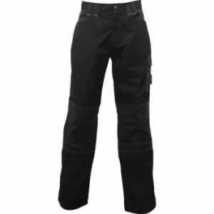 image of Regatta Mens Holster Workwear Trousers (Short, Regular And Long) (40 Long) (Black)