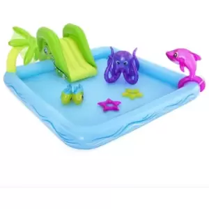 image of Bestway - Water Playground Aquarium Swimming Pool For Children 53052 239x206x86cm