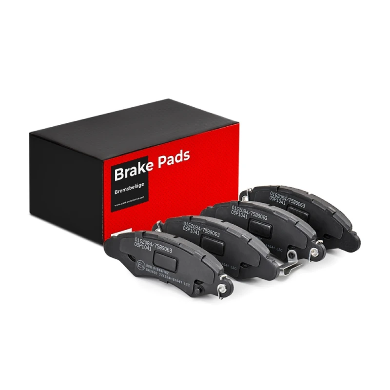 Image of STARK SKBP-0010389 Brake pad set Front Axle, with acoustic wear warning Brake Pad Set,disc brake (402)