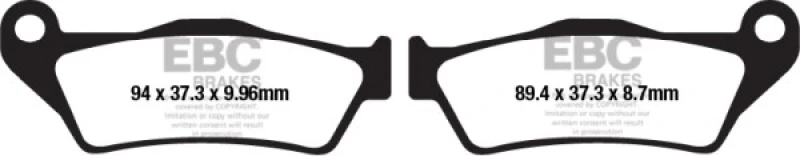 Image of EBC Brakes FA671 Brake pad set Brake Pad Set,disc brake (402)
