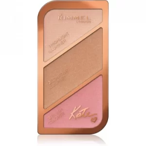 Image of Rimmel Kate Contouring palette Shade 001 Golden Sands 18.5 g
