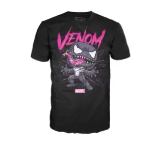 Image of POP! Tees: Marvel - Venom with Goop - Black - XS