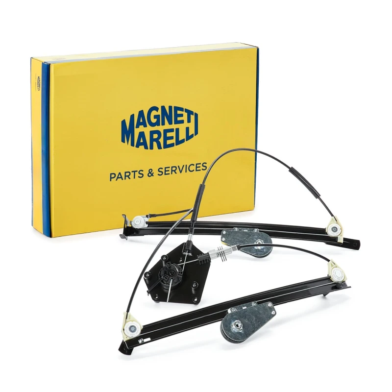 Image of MAGNETI MARELLI 350103915000 Window regulator Left Front, Operating Mode: Electric, without electric motor Window Winder (1561)