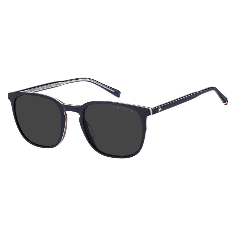 Image of Tommy Hilfiger Mens Square Sunglasses Blue male One Size