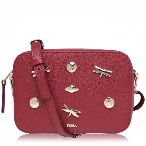 image of Furla Brava Embellished Cross Body Bag - CILIEGIA d