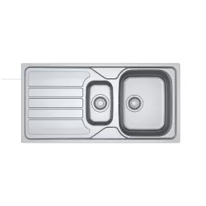 Image of Franke Flash 1 Bowl Stainless Steel Reversible Sink