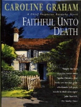 Image of Faithful Unto Death by Caroline Graham Hardback