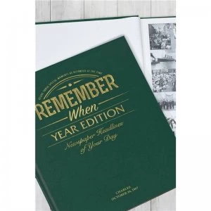 Image of Personalised Newspaper Book - Year Edition
