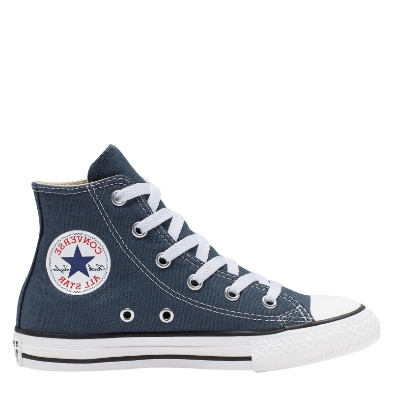 Image of Converse navy all star hi Junior trainers Navy UK 11.5 (EU 29)