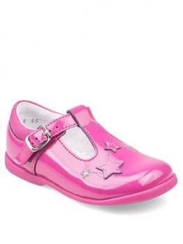 image of Start-Rite Girls Star Gaze T-Bar Shoes - Berry