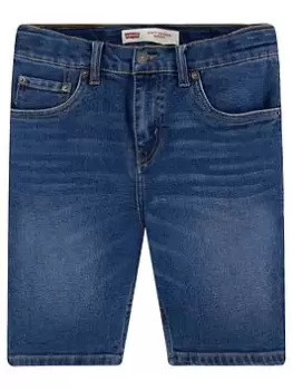 Image of Levis Boys 510 Skinny Fit Shorts - Mid Wash, Size 10 Years