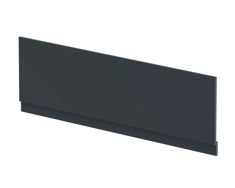 Image of Balterley Bath MDF Front Panel & Plinth - 1800mm - Soft Black Grey unisex