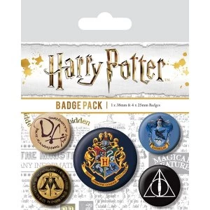 Image of Harry Potter - Hogwarts Badge Pack