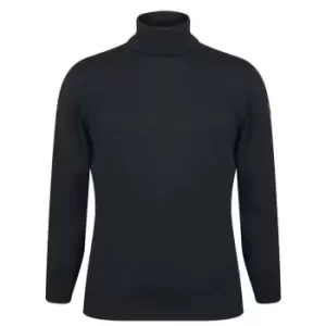 image of Paul And Shark Merino Turtleneck Sweater - Black