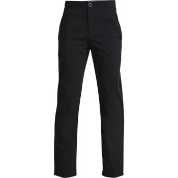 image of Under Armour Golf Pant Boys - Black/Mod Gray