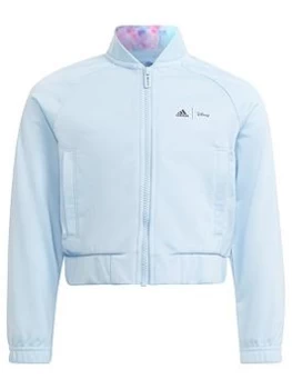 Image of adidas Kids Daisy Duck Track Top - Light Blue, Size 5-6 Years