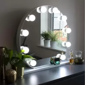 Image of Audrey Round Hollywood Dressing Room Mirror