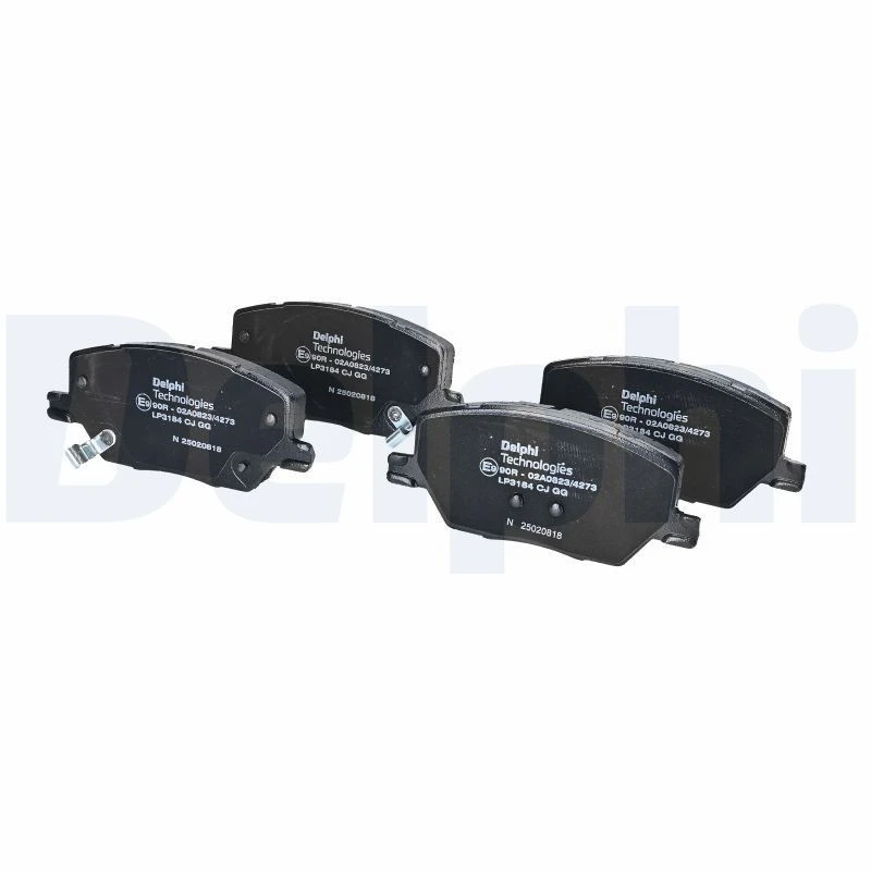 Image of DELPHI Brake pad set DELPHI LP3184