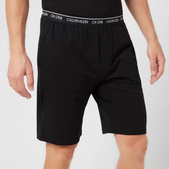 image of Calvin Klein Mens Sleep Shorts - Black - L