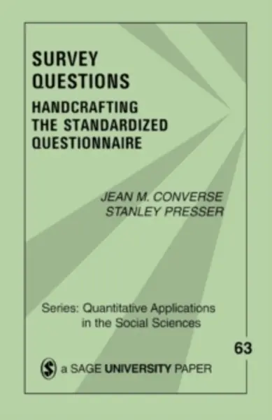 Image of survey questions handcrafting the standardized questionnaire 9780803927438