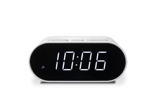 image of Roberts Ortus Charge FM Radio Controlled Clock - White