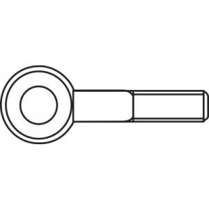 Image of M5 x 30 mm Galvanised Steel Lifting Eye Bolts (50 pc(s))