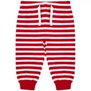 Image of Larkwood Baby Lounge Pants (12-18 Months) (Red/White)