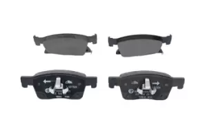 Image of ATE Brake pad set OPEL,CHEVROLET,VAUXHALL 13.0470-7324.2 13478301,13478301