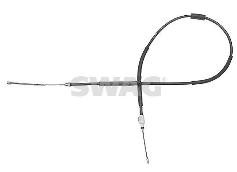 Image of Handbrake cable SWAG 62 91 7913