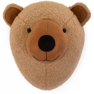 image of Teddy Bear Head Wall Decor Beige - Childhome