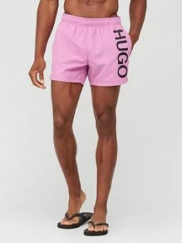 image of Hugo Boss Abas Swim Shorts Pink Size M Men