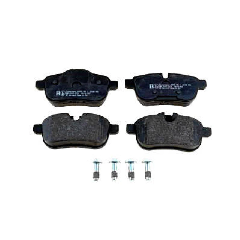 Image of ZIMMERMANN 24559.180.1 Brake pad set Rear Axle, prepared for wear warning indicator, Photo corresponds to scope of supply, with bolts/screws Brake Pa