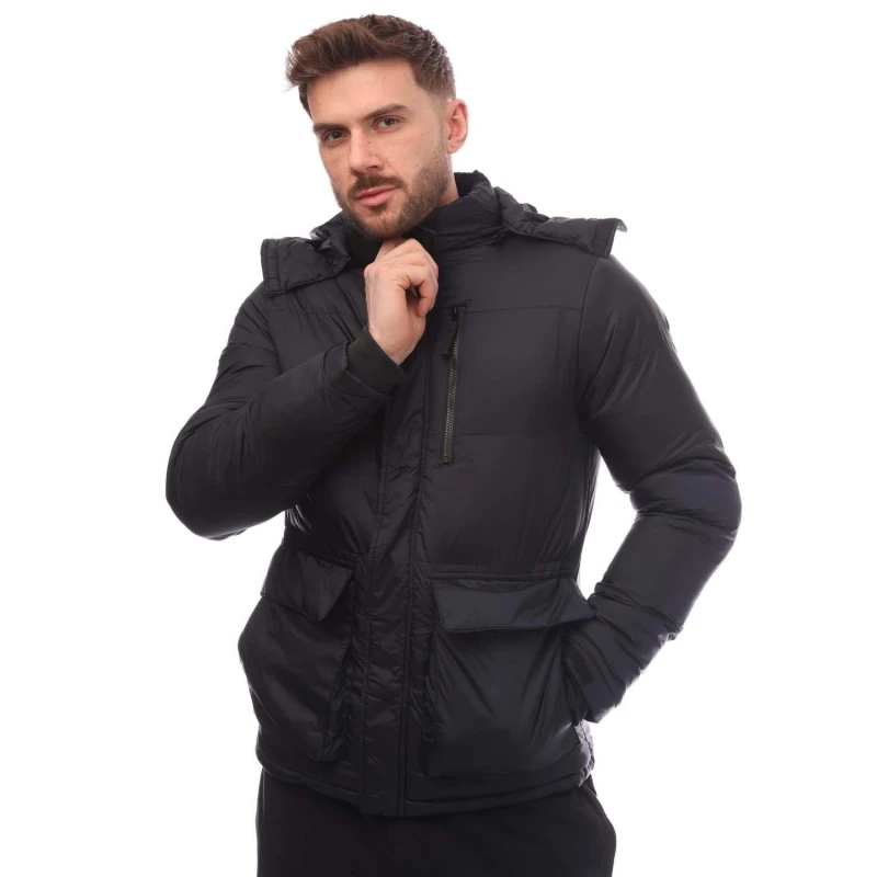 Image of Loyalty and Faith Addition Padded Puffer Jacket - Blue Blue S