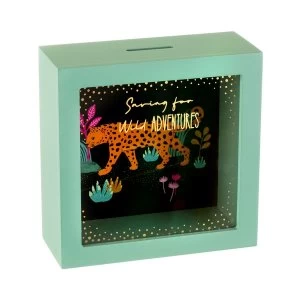 image of Sass & Belle Leopard Love Money Box