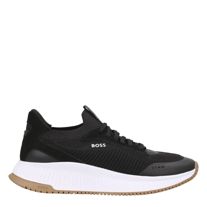 Image of Boss Mens TTNM EVO Trainers with Signature Detailing Charcoal 014 male 7 (41)