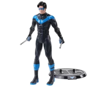 Image of Noble Collection DC Comics Nightwing BendyFig 7" Action Figure