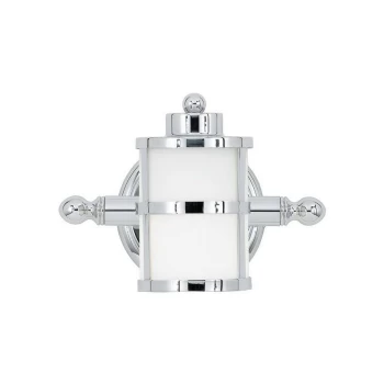 Image of Elstead - Tranquil Bay - 1 Light Bathroom Wall Light Polished Chrome IP44, G9