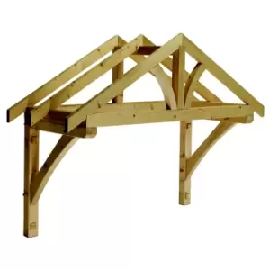 Image of Cheshire Mouldings Pine Porch Canopy, (W)1.56M (D)0.61M