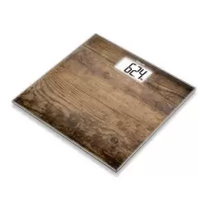 image of Beurer GS 203 Wood Digital bathroom scales Weight range 150 kg